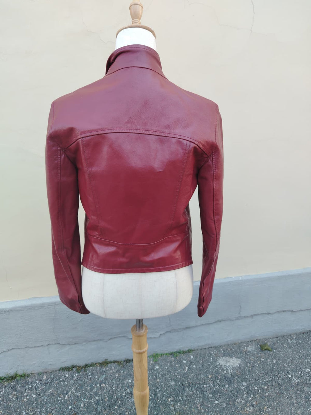 Giacca Biker Bordeaux