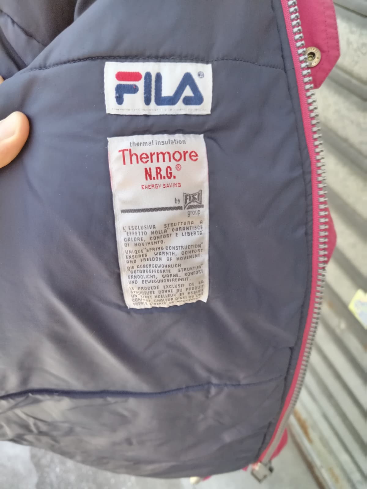 Giacca da Sci Vintage FILA "Ski Team Italia" – Anni 90'