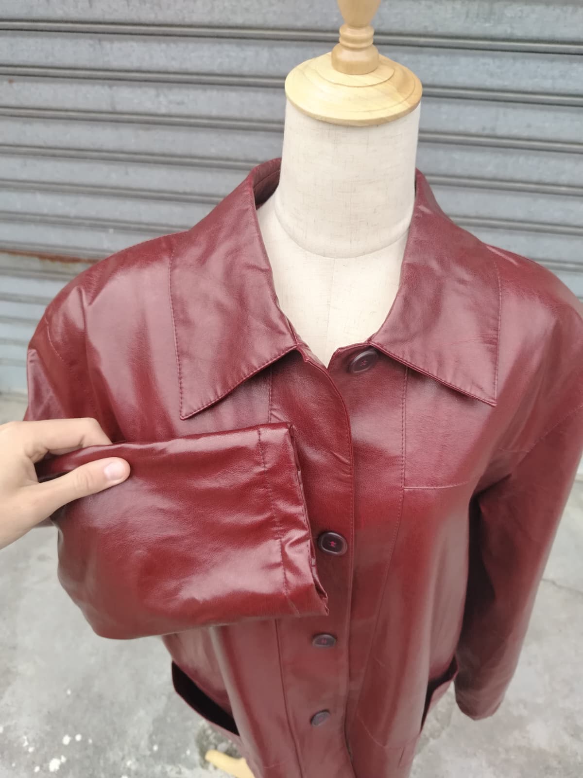 Car Coat Vintage in pelle anni 90'