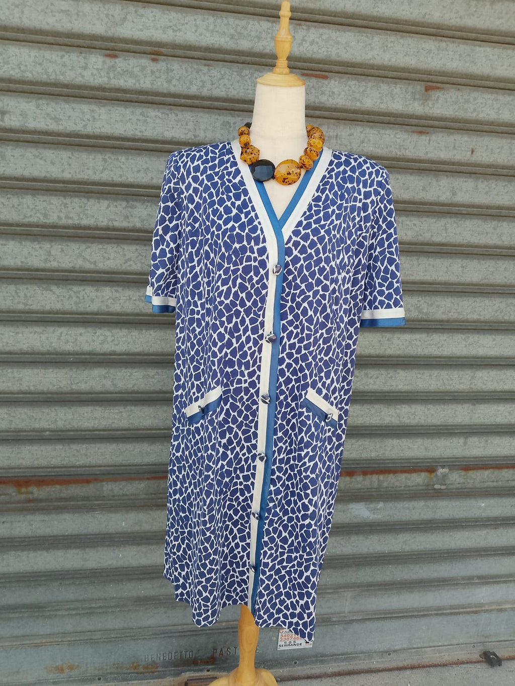 Abito in cotone anni 80' - Vestito da mare vintage