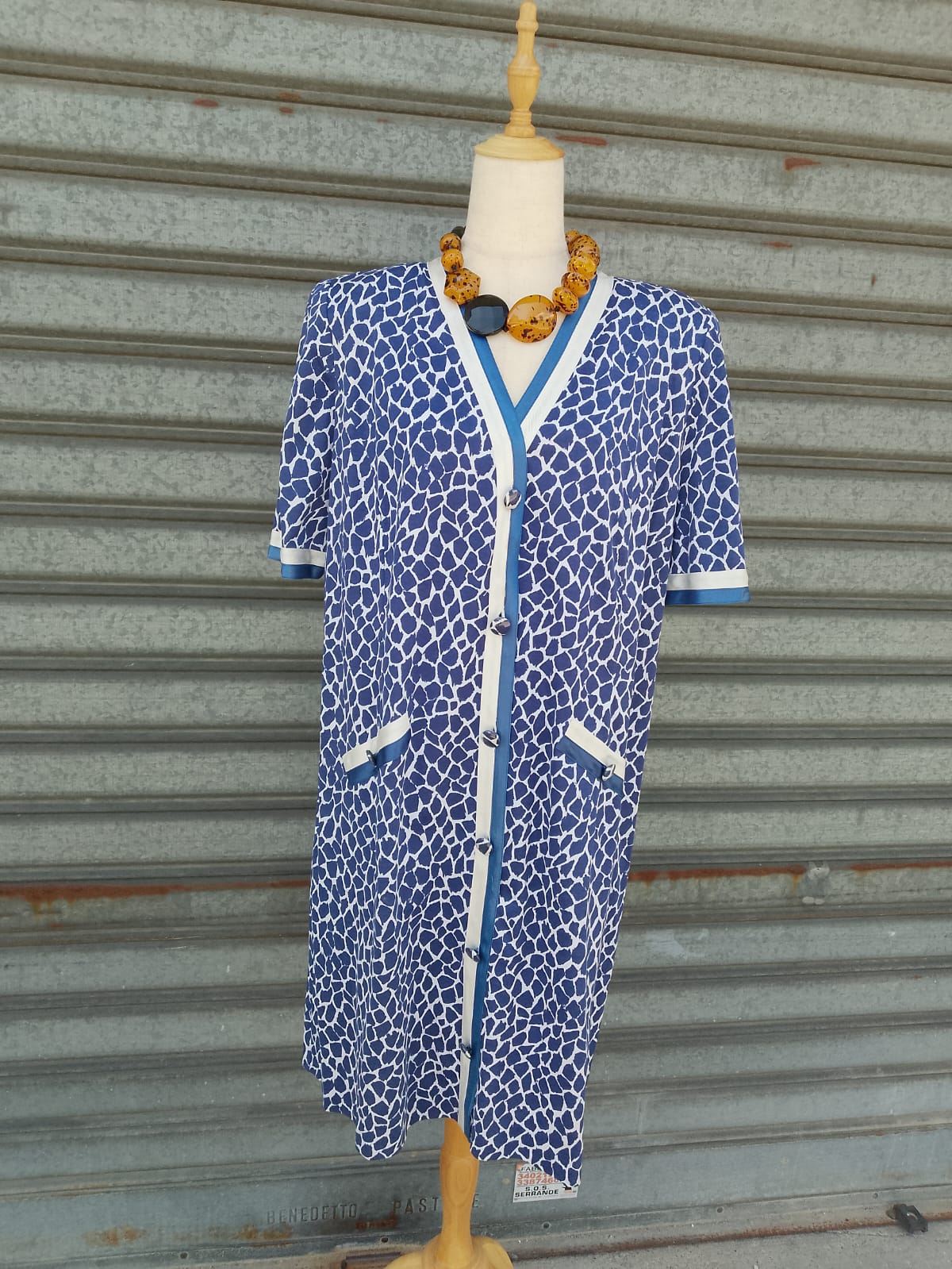 Abito in cotone anni 80' - Vestito da mare vintage