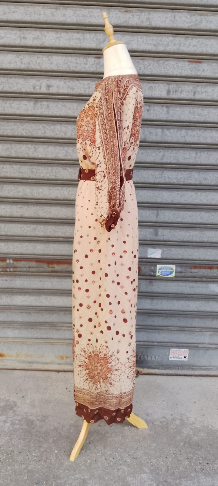 Abito anni 70' sartoriale - Vestito elegante Vintage