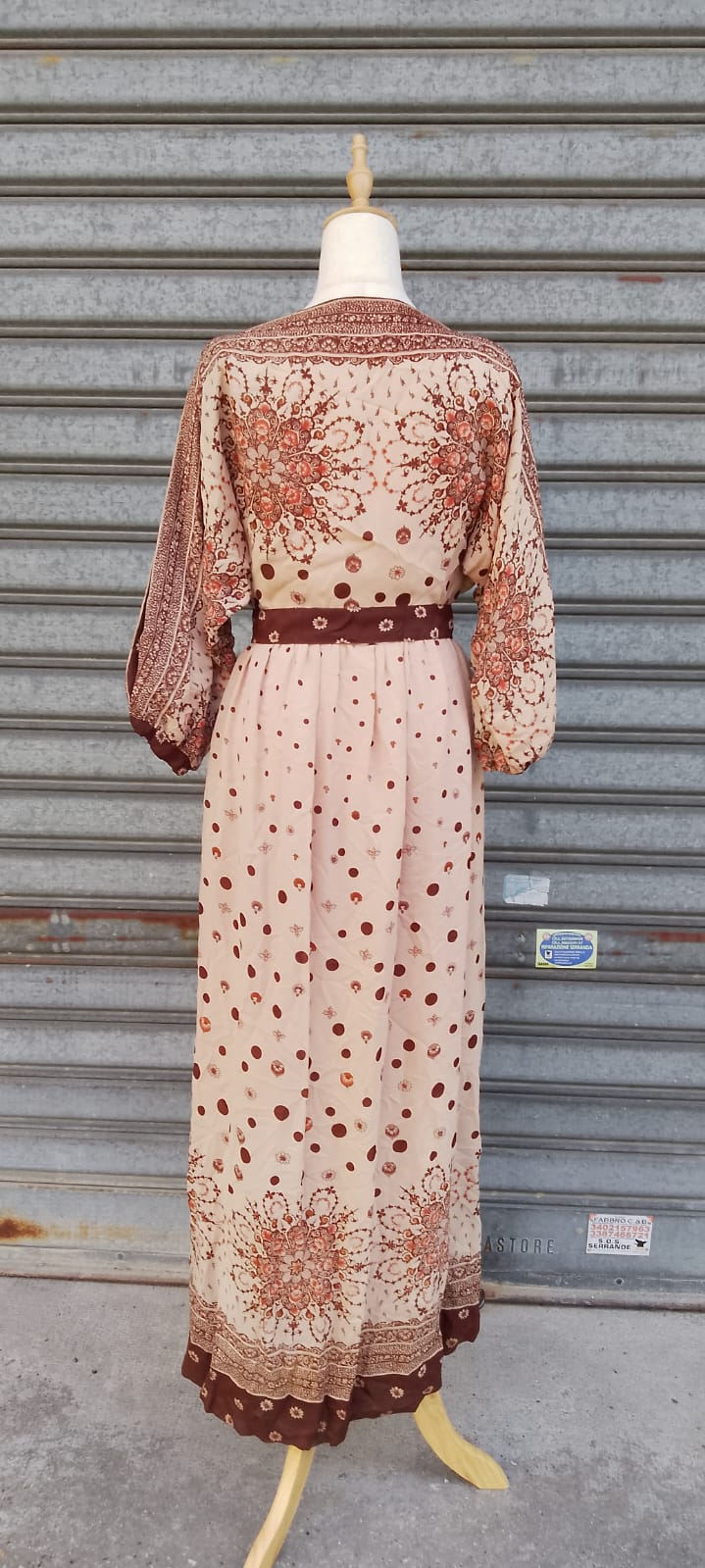 Abito anni 70' sartoriale - Vestito elegante Vintage