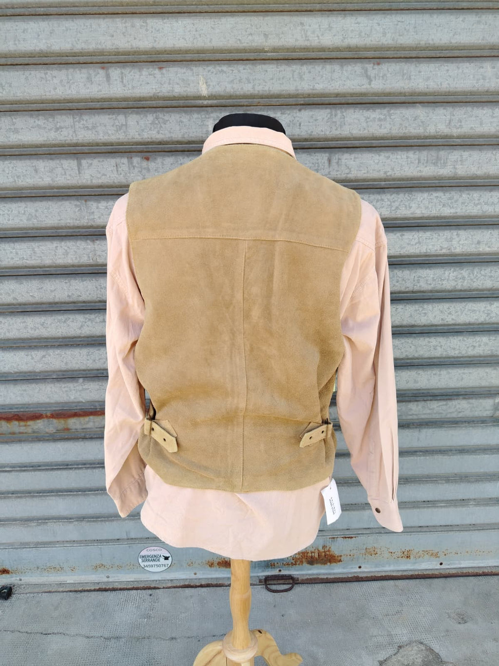 Gilet in pelle anni 80'