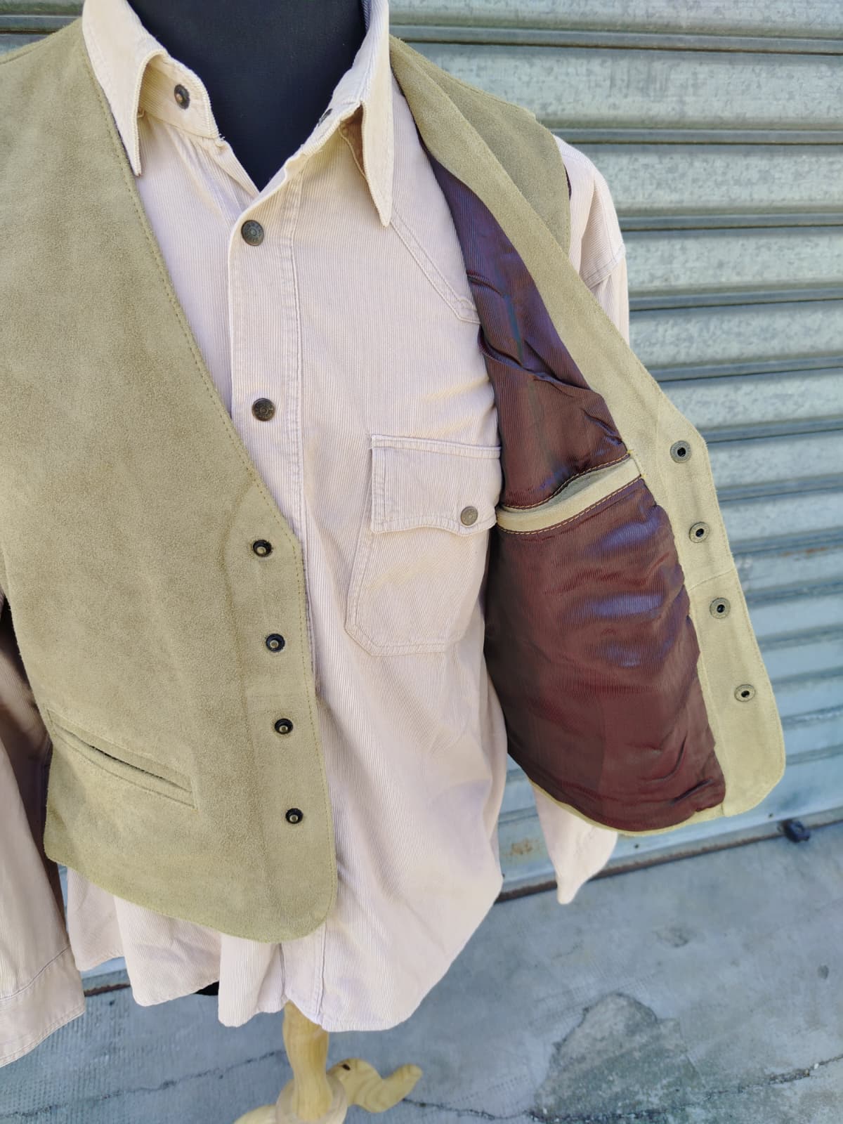 Gilet in pelle anni 80'