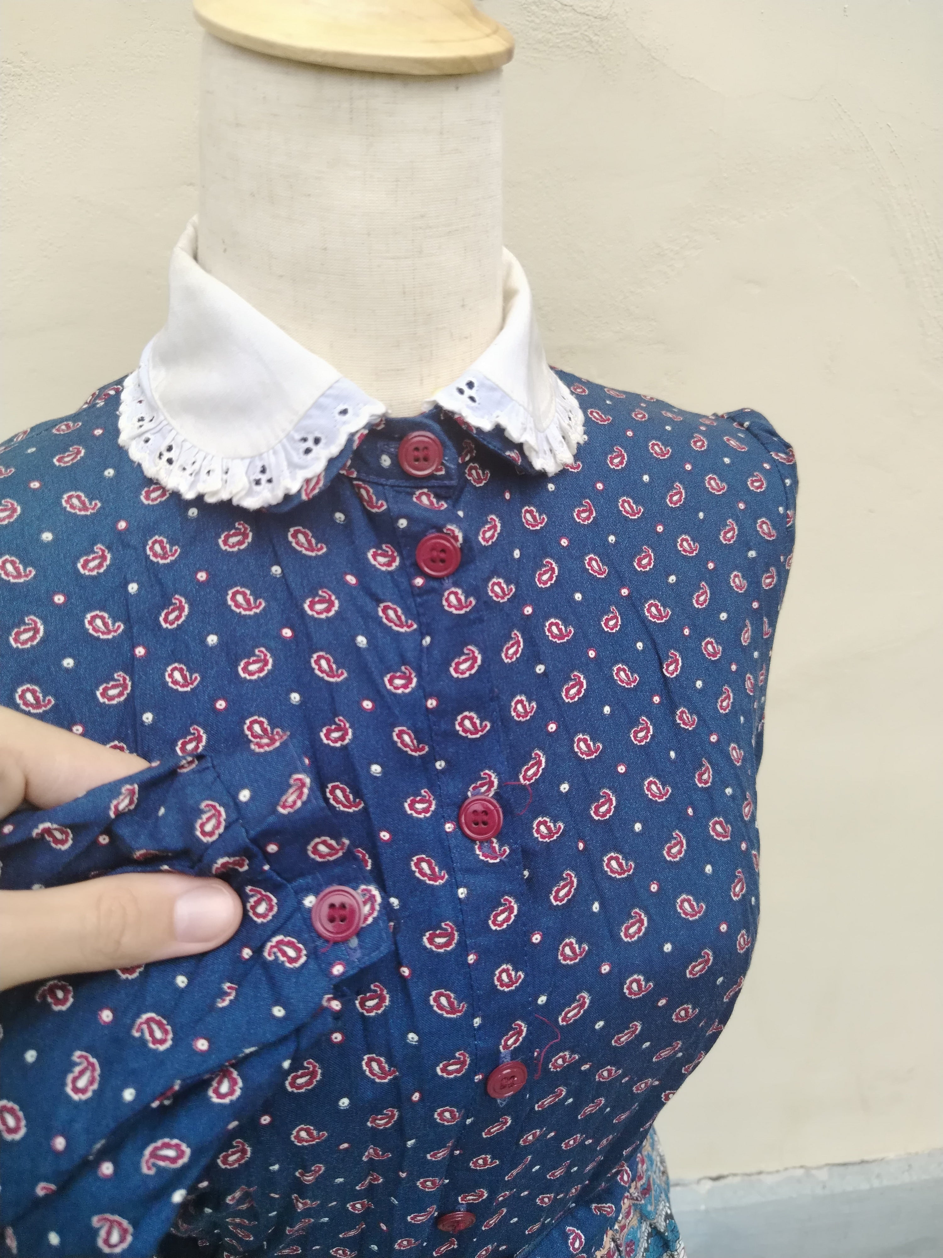 Abito sartoriale Vintage - Vestito anni 70'