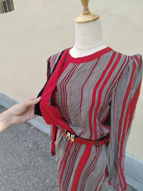 Abito anni 80' - Vestito in Seta