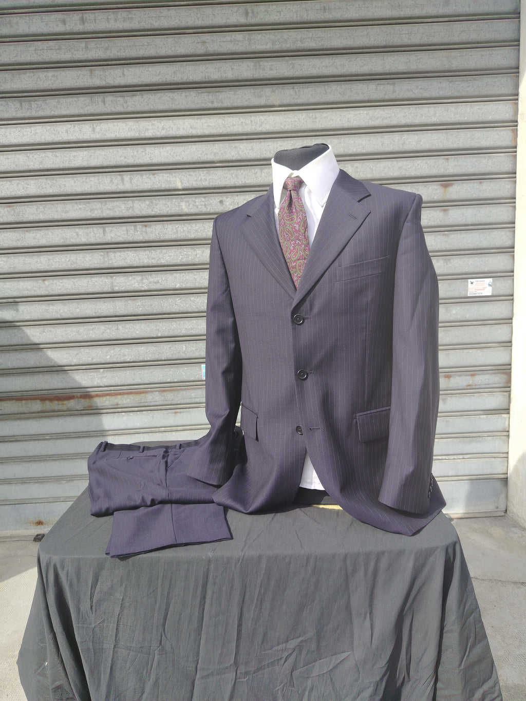 Completo gessato due pezzi - Abito Lebole Valentino Fashion