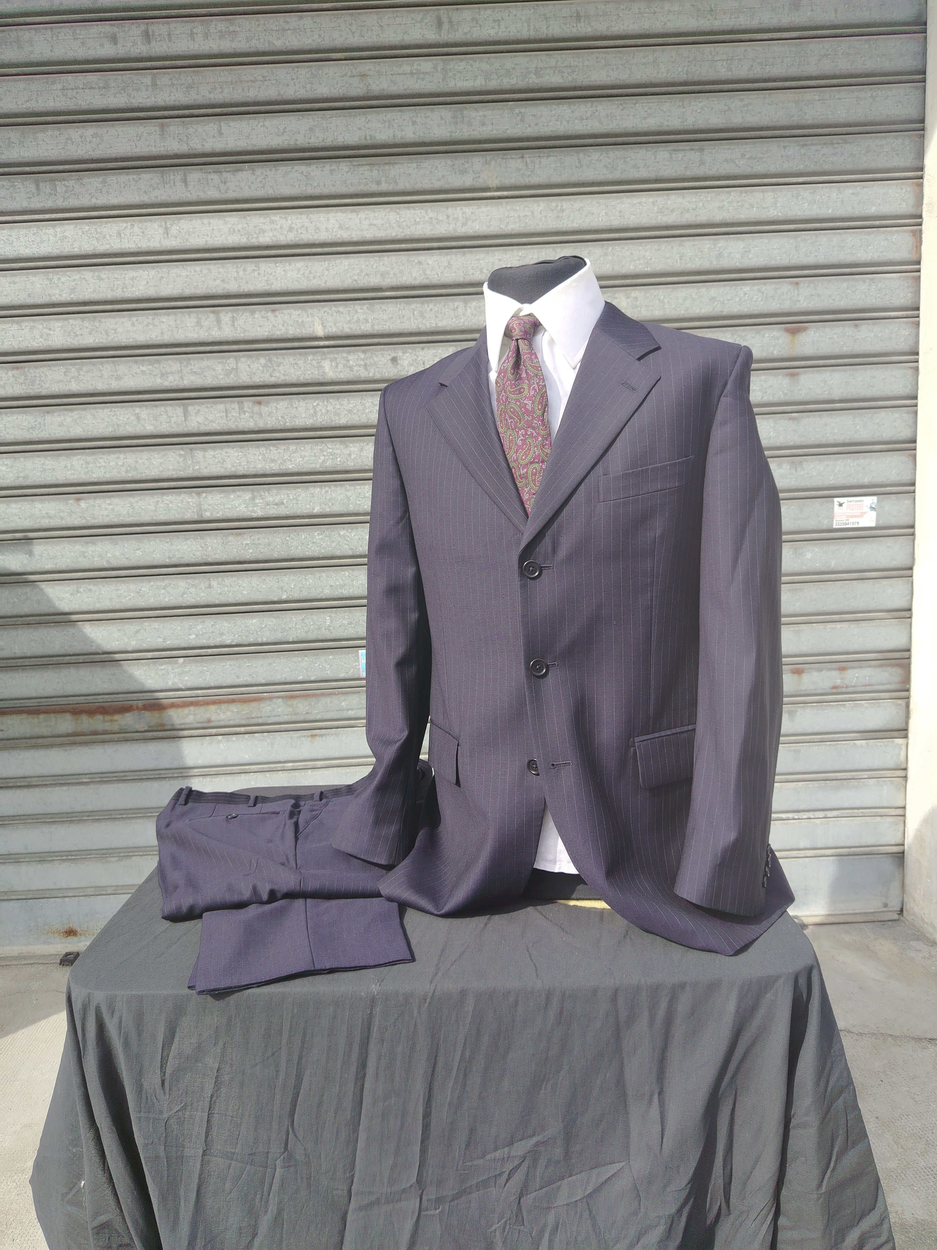 Completo gessato due pezzi - Abito Lebole Valentino Fashion