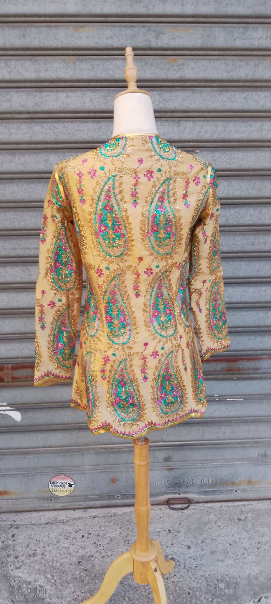 Giacchino in organza Paisley