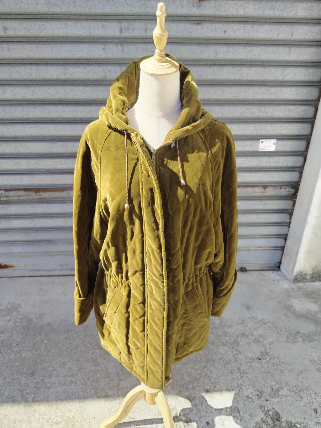 Parka invernale in velluto anni '80