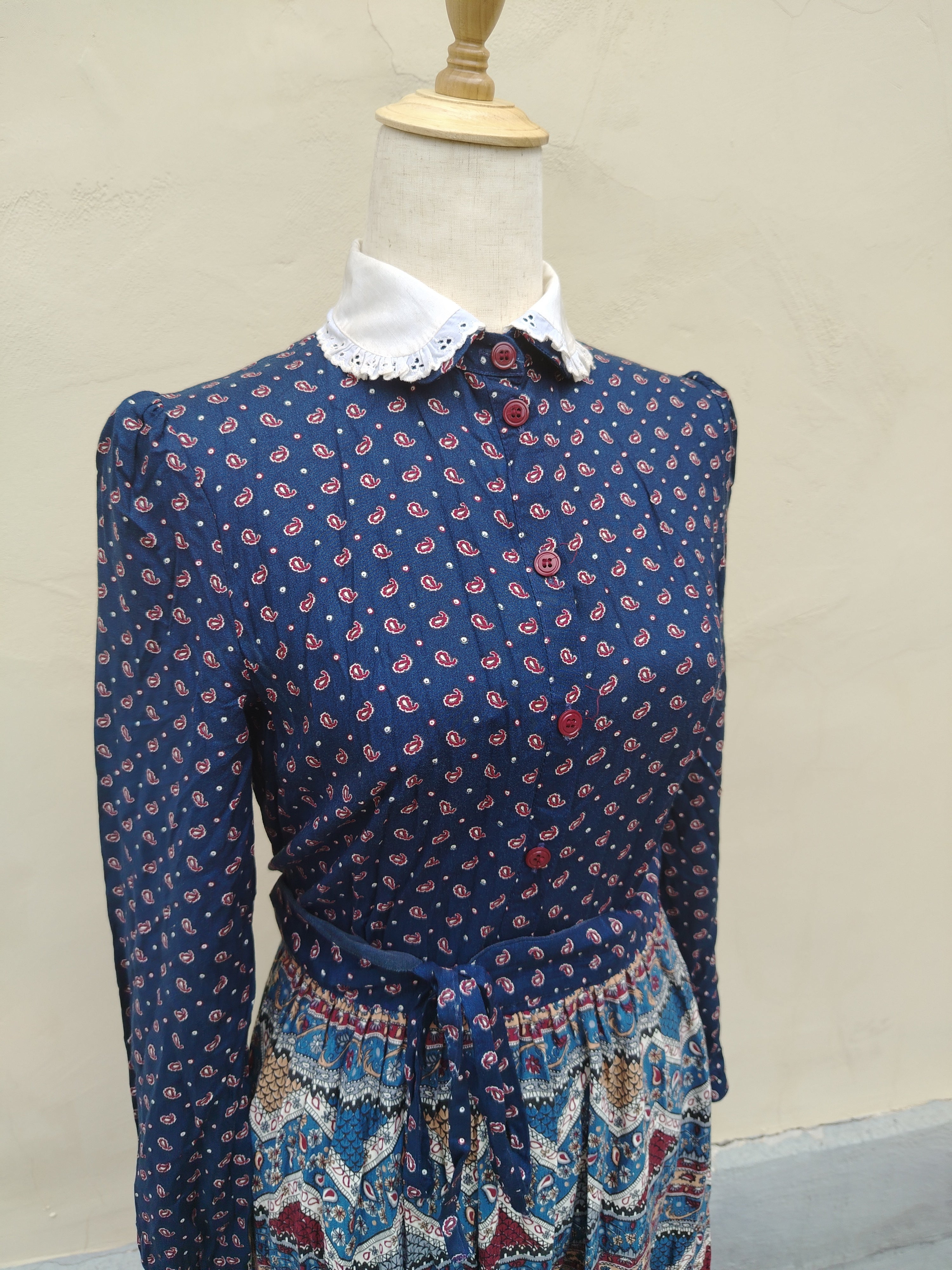 Abito sartoriale Vintage - Vestito anni 70'