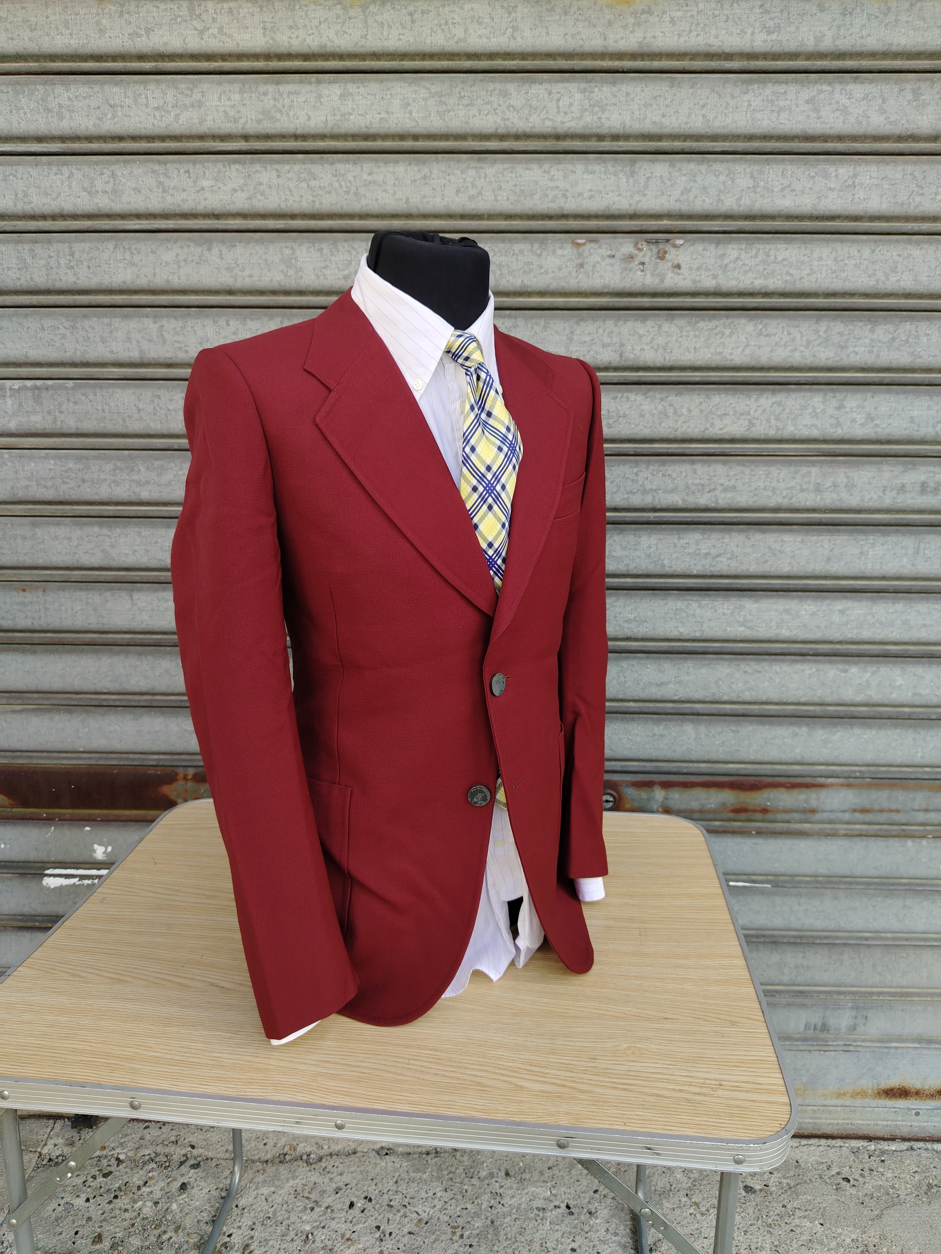 Giacca rossa anni 70' - Blazer in lana
