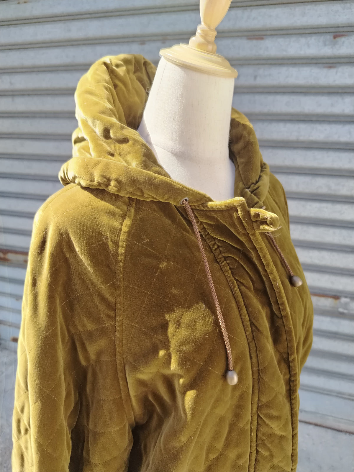 Parka invernale in velluto anni '80