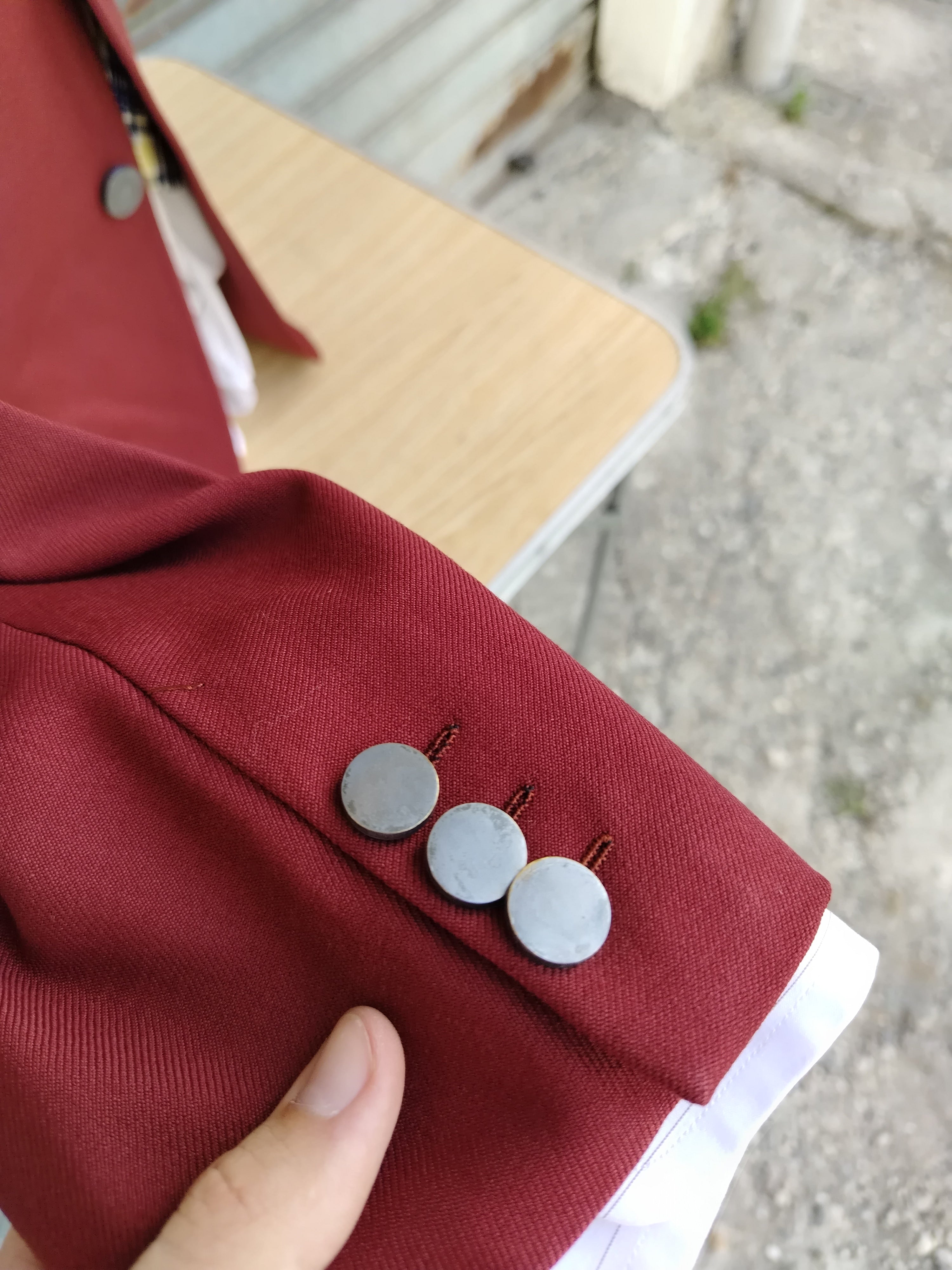 Giacca rossa anni 70' - Blazer in lana