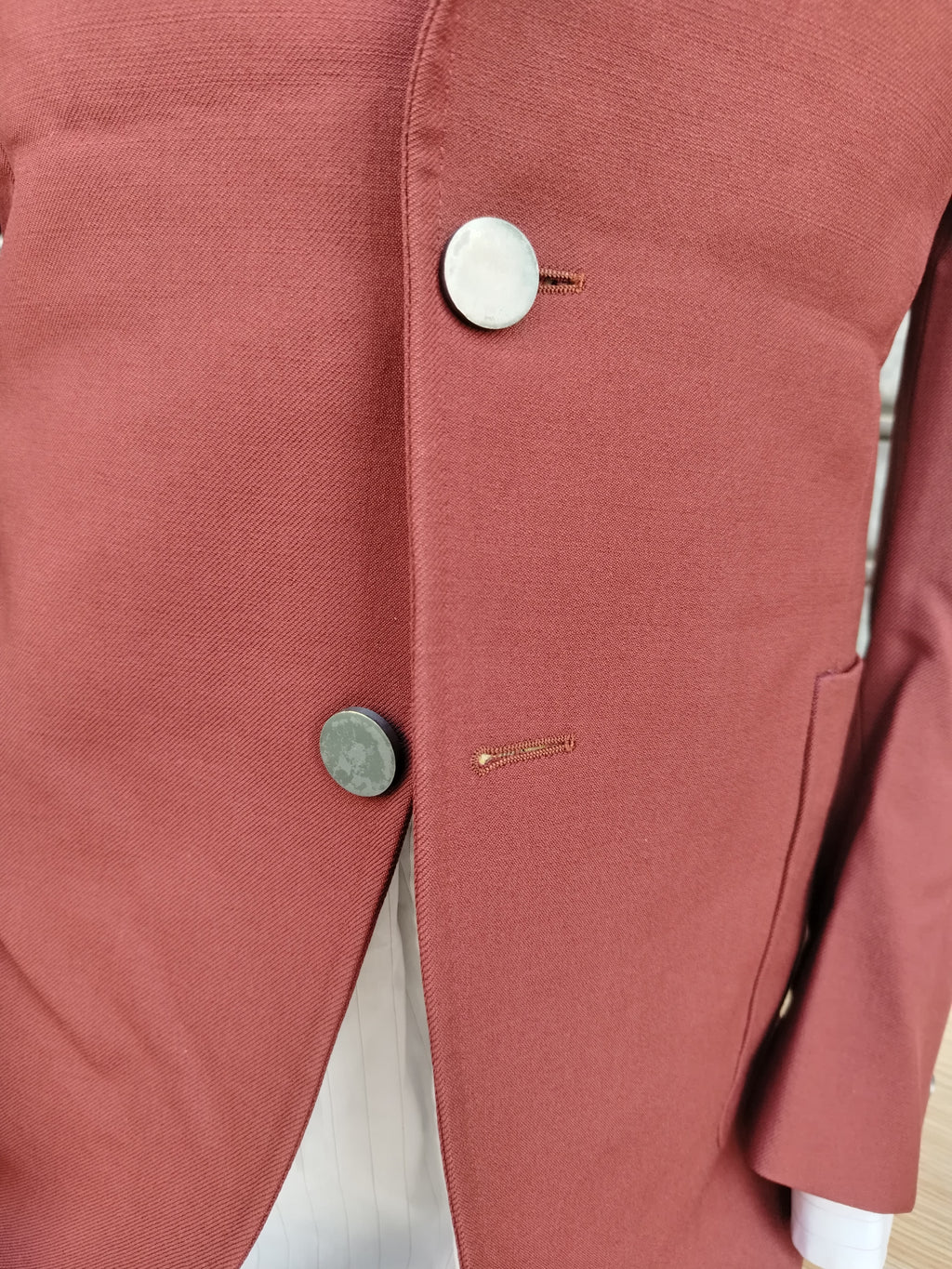 Giacca rossa anni 70' - Blazer in lana