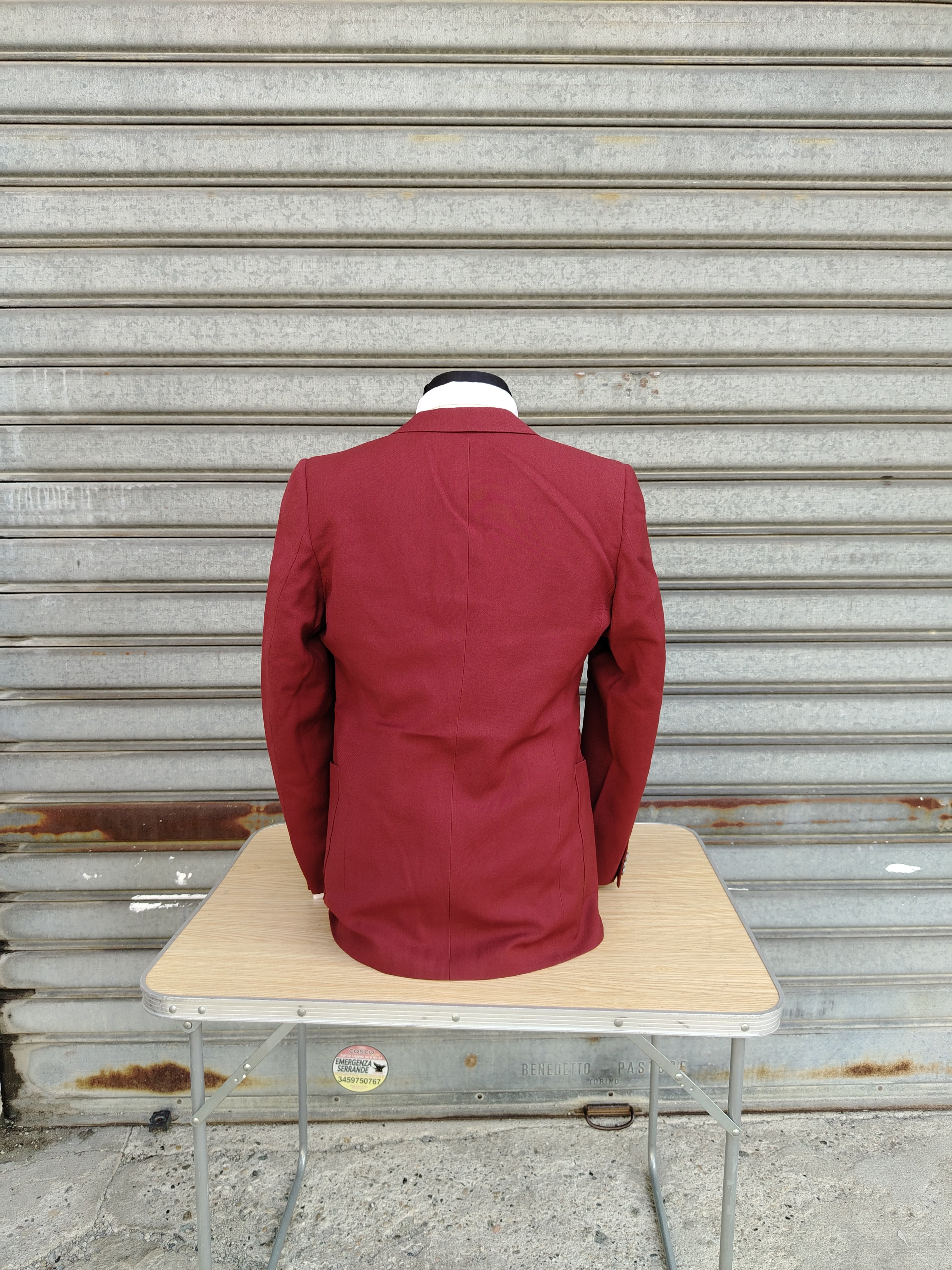 Giacca rossa anni 70' - Blazer in lana